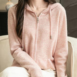 Cardigan de munición larga de manga larga de manga larga de lana 100% merino