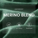 Women's Merino Wool Blend Oversized Sweater 2025 Fall Winter Fashion Mock Neck Batwing Sleeve Knit Pullover Sweater