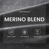 Frauen Merino Wollpullover 2025 Herbst Winter gegen Nacken Kurzarm Erstlinienanschluss bereit zum Tragen nahtloser Strickpullover