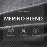 Women's Merino Wool Sweater 2025 Fall Winter Mock Neck Short Sleeve First-Line Ready to Wear Seamless Knit Sweater