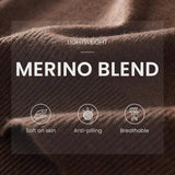 Frauen Merino Wollpullover 2025 Herbst Winter gegen Nacken Kurzarm Erstlinienanschluss bereit zum Tragen nahtloser Strickpullover