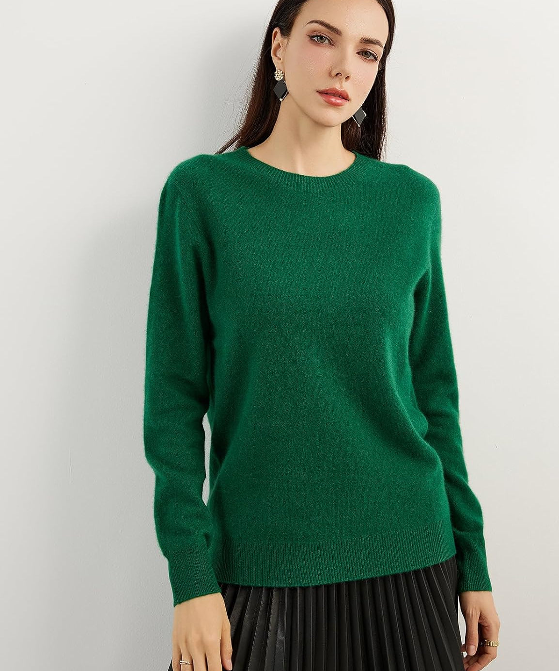 Mongolian Cashmere Crewneck Sweater