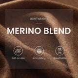 Frauen Merino Wollpullover 2025 Herbst Winter gegen Nacken Kurzarm Erstlinienanschluss bereit zum Tragen nahtloser Strickpullover