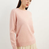 Women's 100% Pure Cashmere Sweater 2025 Fall Winter Crew Neck Long Sleeve Warm Soft Knitted Pullover