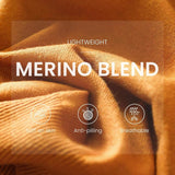 Frauen Merino Wollpullover 2025 Herbst Winter gegen Nacken Kurzarm Erstlinienanschluss bereit zum Tragen nahtloser Strickpullover