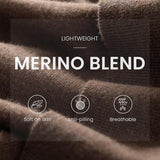 Women's Merino Wool Blend Cardigan Sweater 2025 Fall Winter Casual Open Front Long Sleeve Warm Soft Knit Cardigan