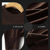 Women's Merino Wool Sweater 2025 Fall Winter Mock Neck Long Sleeve First-Line Ready to Wear Seamless Knit Sweater