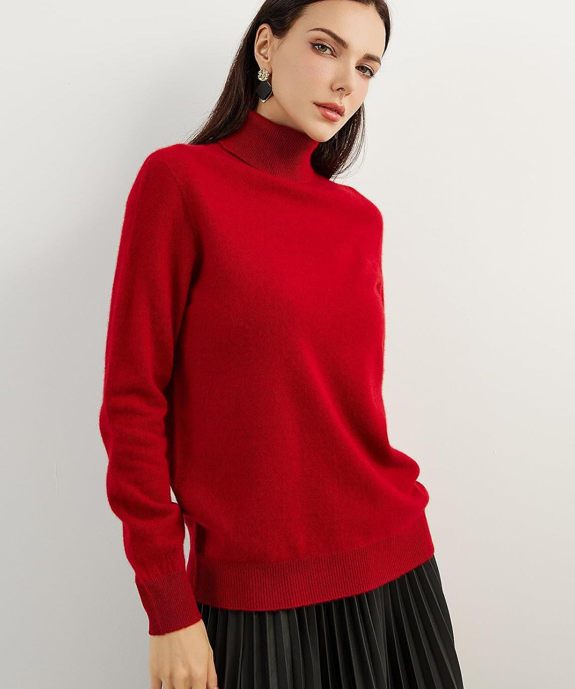 Mongolian Cashmere Turtleneck Sweater
