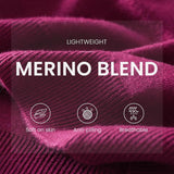 Frauen Merino Wollpullover 2025 Herbst Winter gegen Nacken Kurzarm Erstlinienanschluss bereit zum Tragen nahtloser Strickpullover