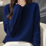 Chanyarn Pull de laine de mérinos de Chanyarn 2025 Automne d'hiver Casual Crewneck Long Sweater en tricot à manches longues à manches longues à manches longues
