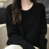 Chanyarn Pull de laine de mérinos de Chanyarn 2025 Automne d'hiver Casual Crewneck Long Sweater en tricot à manches longues à manches longues à manches longues