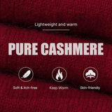Mongolian Cashmere Cardigan Crewneck Sweater