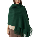 Women's Scarf 100% Merino Wool Knit Wrap Shawl