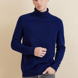 Chanyarn Men's 100% Merino Wool Sweater 2025 Fall Winter Casual Turtleneck Warm Soft Long Sleeve Knitted Pullover Sweater