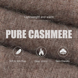 Mongolisk kashmirtröja med v-ringad