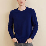 Chanyarn Men's 100% Merino Wool Sweater 2025 Fall Winter Casual Crewneck Warm Soft Long Sleeve Knitted Sweater