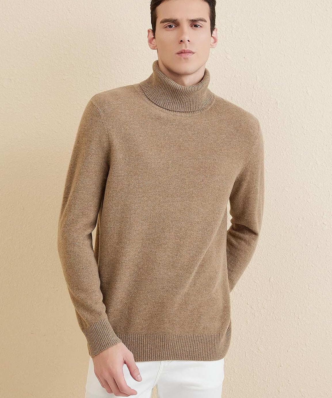 Australian Merino Wool Turtleneck Sweater