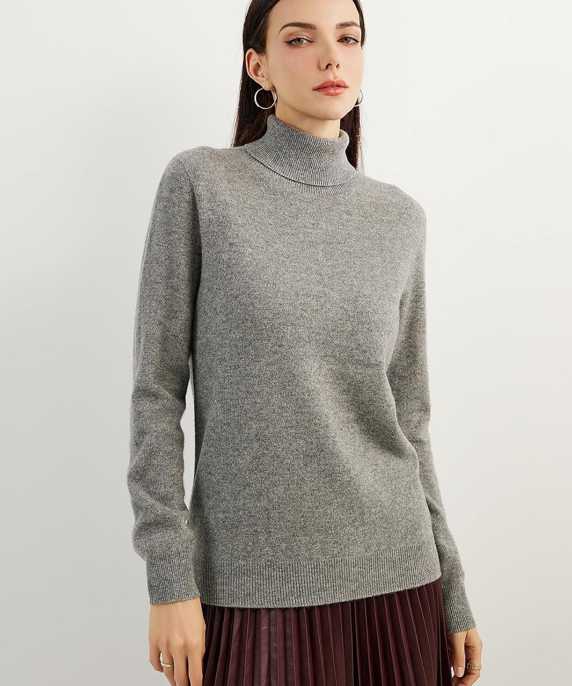 Mongolian Cashmere Turtleneck Sweater