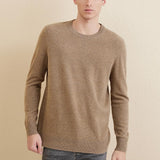 Chanyarn Men's 100% Merino Wool Sweater 2025 Fall Winter Casual Crewneck Warm Soft Long Sleeve Knitted Sweater
