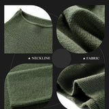 Suéter de malha grande com gola morcego e mistura de lã Merino