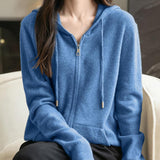 Cardigan de munición larga de manga larga de manga larga de lana 100% merino