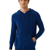 100% Cashmere Hoodies Knit Sweater Pullover