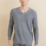 Chanyarn Men's 100% Merino Wool Sweater 2025 Fall Winter Casual V Neck Warm Soft Long Sleeve Knitted Pullover Sweater