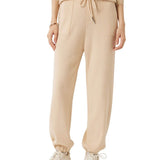 30% Cashmere,70% Merino Wool High Waist Sweatpants
