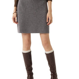30% Cashmere,70% Merino Wool Bodycon Pencil Skirt