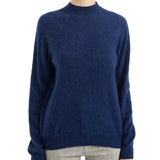 Chanyarn Women's 100% Merino Wool Luxury Soft Fall Winter Warm Long Sleeve Mock Neck Brushed Fuzzy Pullover Sweater