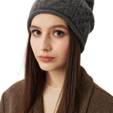 100% Cashmere Unisex Winter Skull Cap