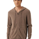 100% Cashmere Hoodies Knit Cardigan Sweater
