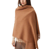 Women's Scarf 100% Merino Wool Knit Wrap Shawl