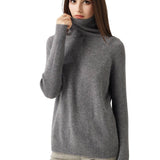 Maglione dolcevita 30% cashmere 70% lana merino