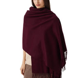Women's Scarf 100% Merino Wool Knit Wrap Shawl