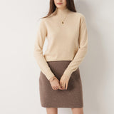 30% Cashmere,70% Merino Wool Bodycon Pencil Skirt
