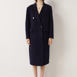 Double-Breasted 100% Merino Wool Pea Coat