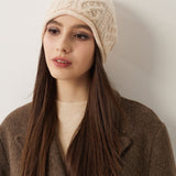 100% Cashmere Unisex Winter Skull Cap