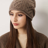 100% Cashmere Unisex Winter Skull Cap