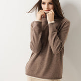 30% Cashmere 70% Merino Wool Turtle Neck Sweater