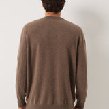 100% Cashmere Crew Neck Seamless Knit Sweater
