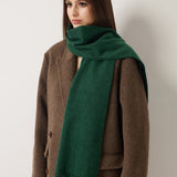 100% Merino Wool Scarf Solid Warm Ultra-Soft