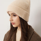 100% Cashmere Unisex Skull Cap Knit Beanie