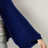 100% Merino Wool Knit Wrap Shawl with Sleeves