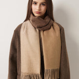100% Pure Cashmere Scarf Fall Winter Plaid Soft