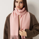 100% Pure Cashmere Scarf Fall Winter Plaid Soft