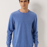 100% Cashmere Crew Neck Seamless Knit Sweater