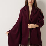Women's Scarf 100% Merino Wool Knit Wrap Shawl