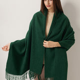 Women's Scarf 100% Merino Wool Knit Wrap Shawl