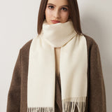 100% Pure Cashmere Scarf Fall Winter Plaid Soft